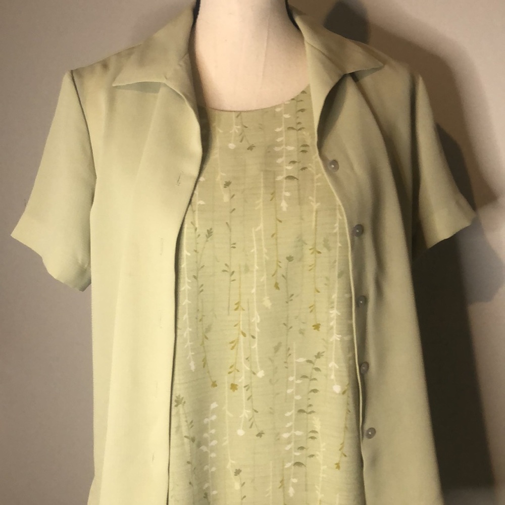 VTG 1990’s Summer Maxi, Sleeveless w/ cover shirt